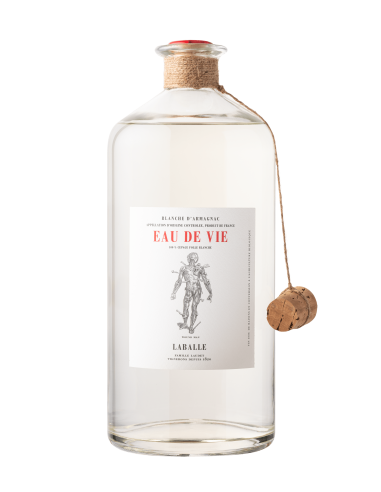 Eau de vie 100% Folle Blanche AOP Blanche d'Armagnac Domaine Laballe